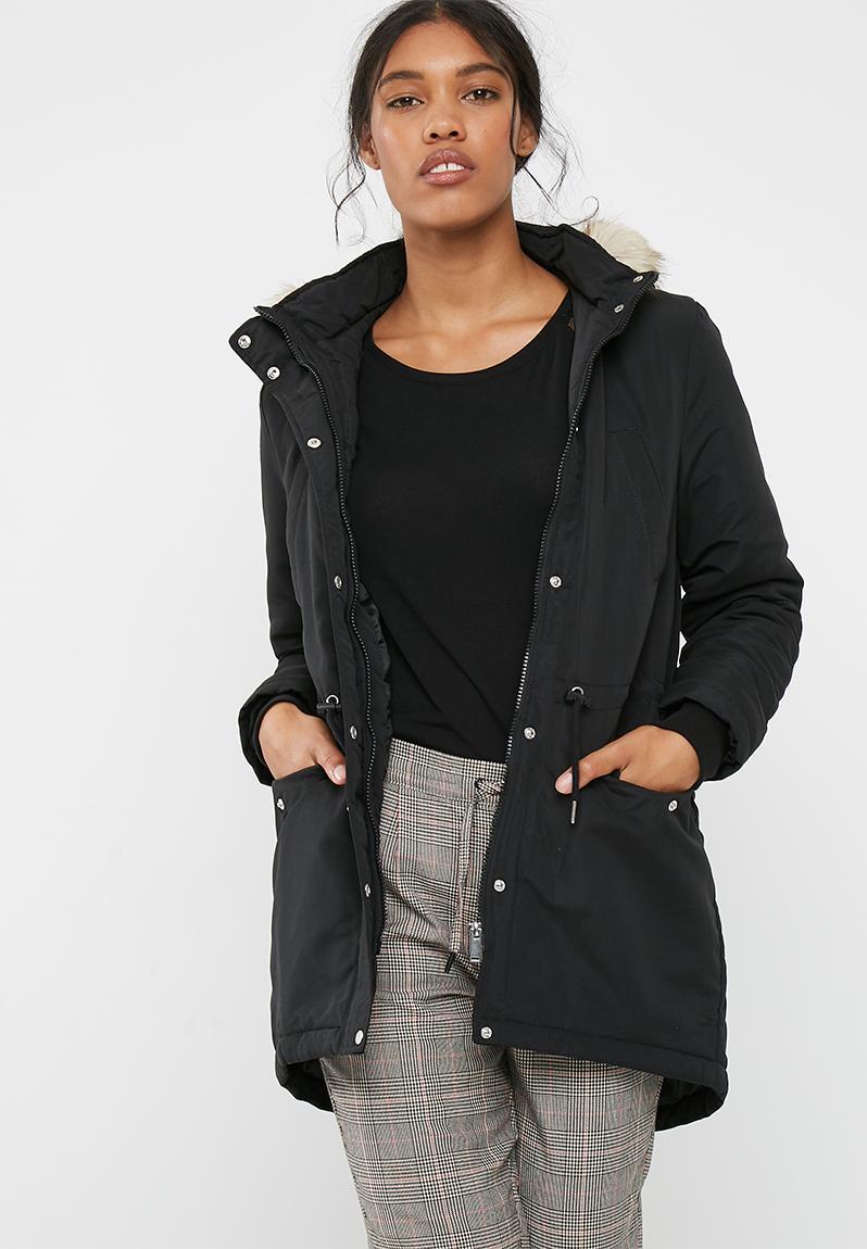 Star parka jacket - Black Jacqueline de Yong Jackets | Superbalist.com