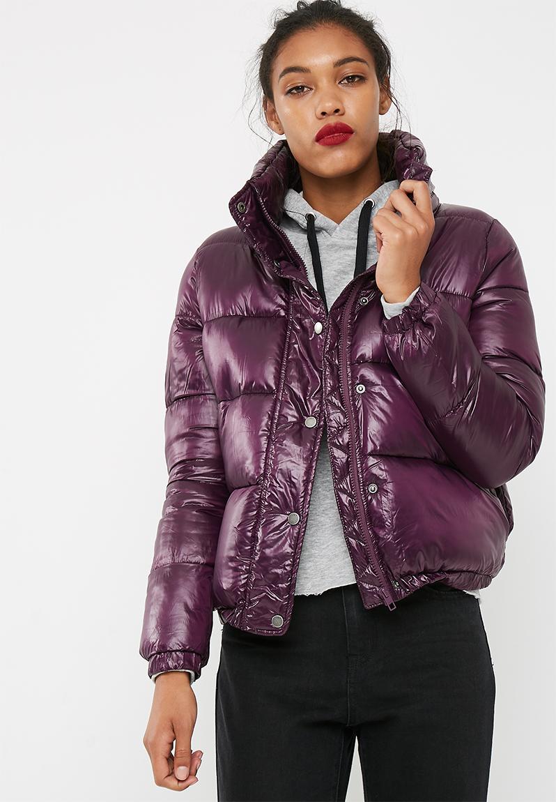 Roona cropped jacket - Potent Purple Jacqueline de Yong Jackets ...