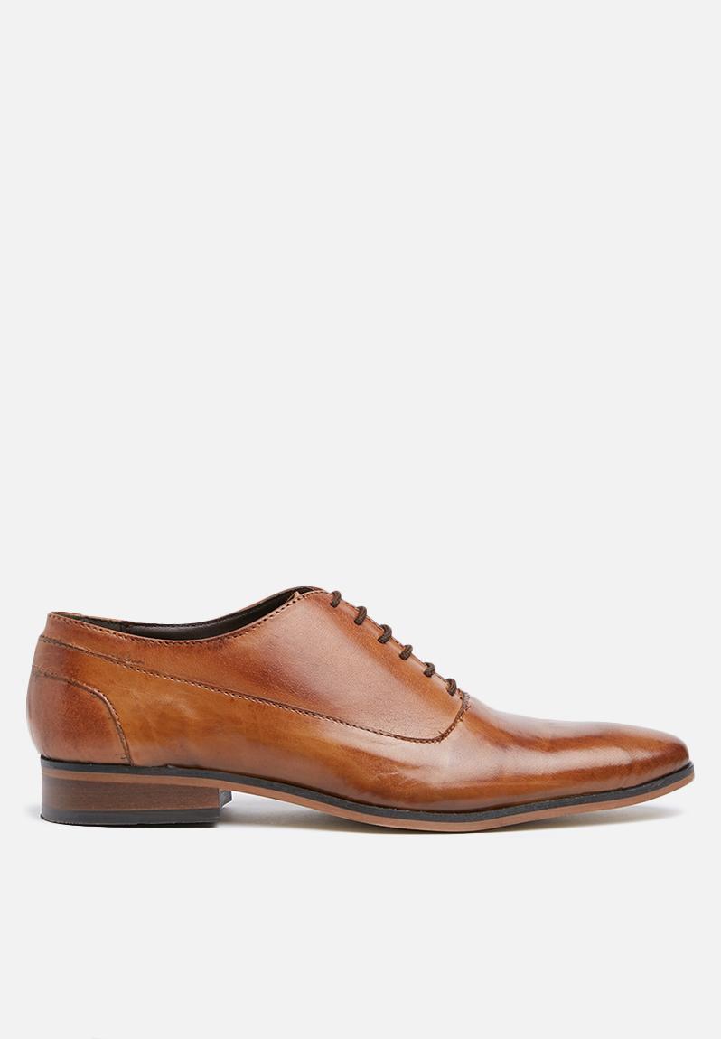 Marlon leather oxford - 170088-STD - tan basicthread Formal Shoes ...