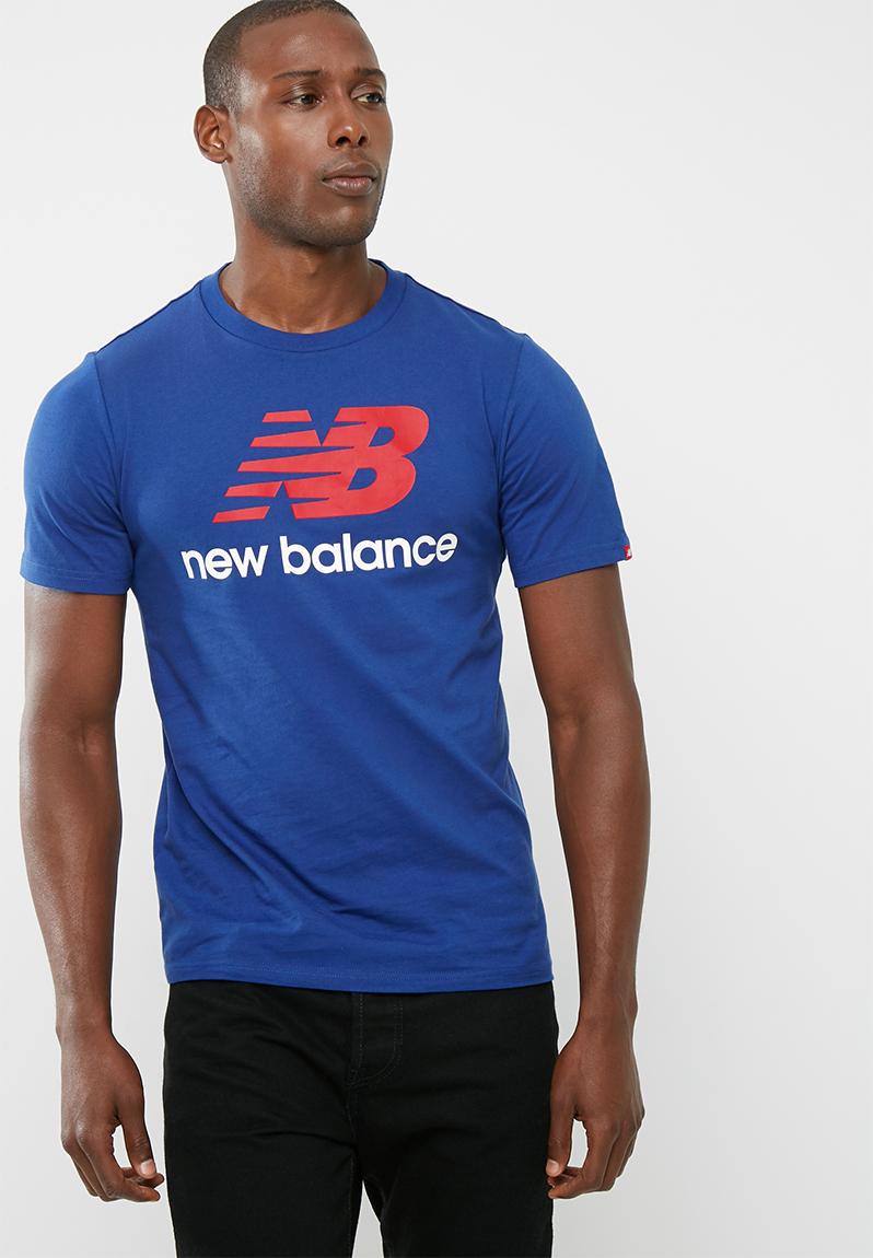 MT73587 Essentials Stacked Logo Tee New Balance T-Shirts | Superbalist.com