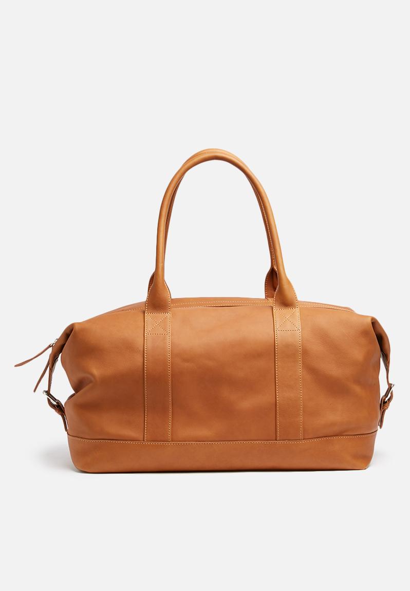 Leather Duffel - Butternut Wallnut FSP Collection Bags & Purses ...