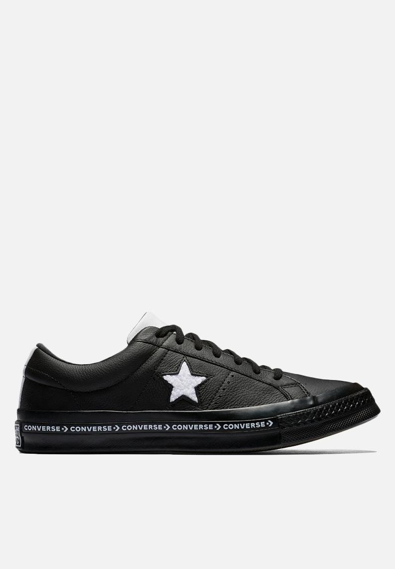 Converse One Star -OX-Pinstripe-Black/White Converse Sneakers ...