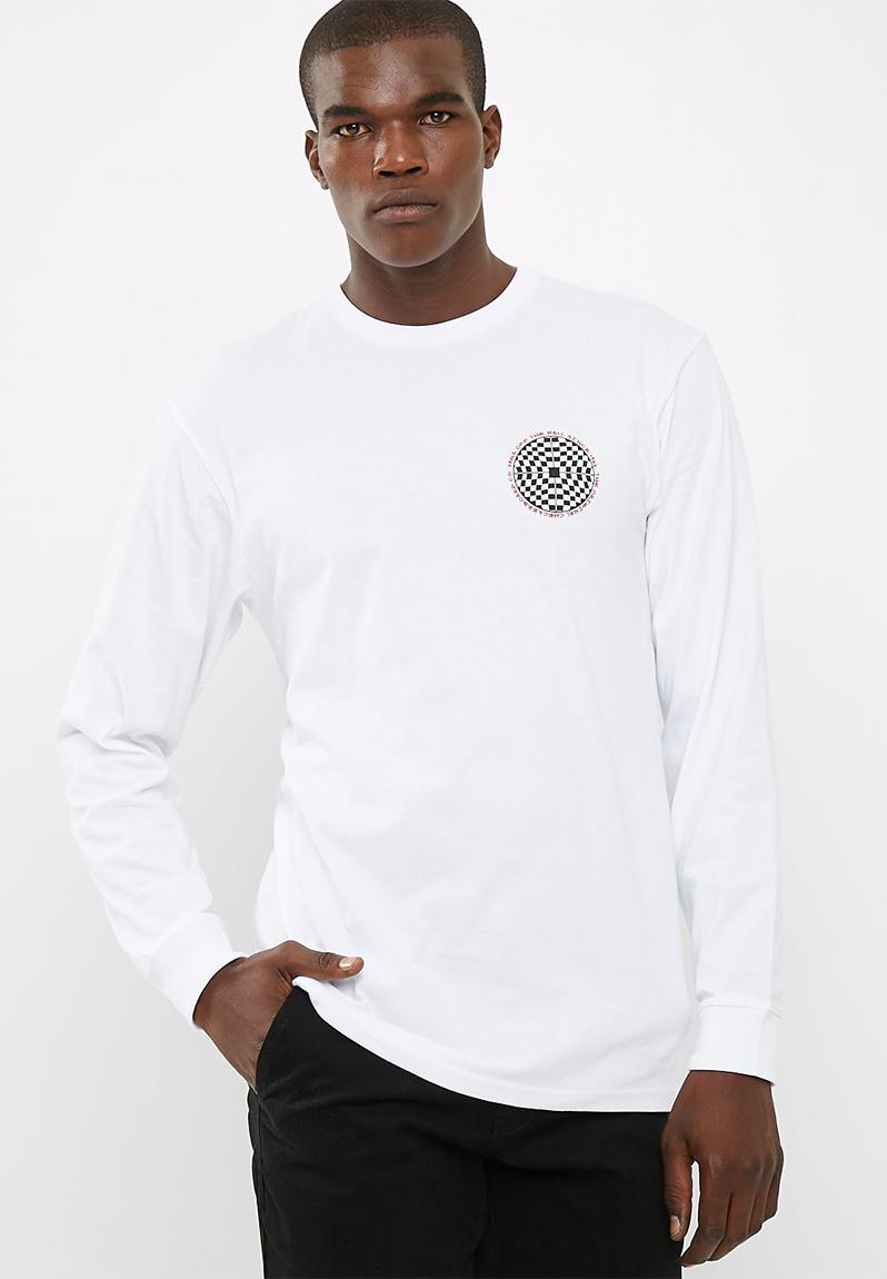 Checkered LS tee - White Vans T-Shirts & Vests | Superbalist.com