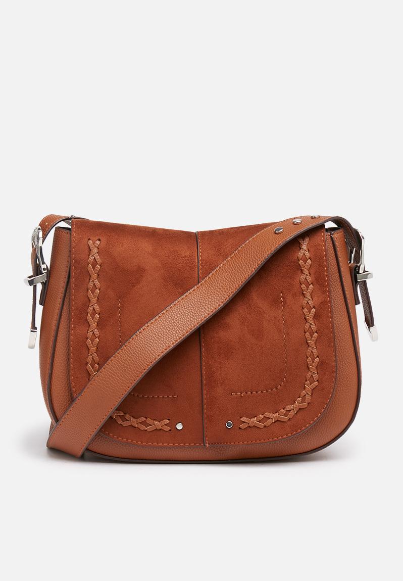 Western whipstitch saddle bag-Tan New Look Bags & Purses | Superbalist.com