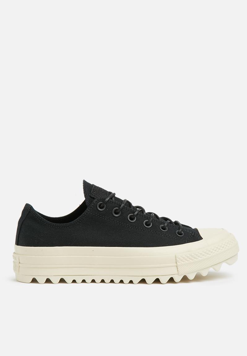 Converse CTAS Lo-Lift Ripple-Black/Natural Converse Sneakers ...