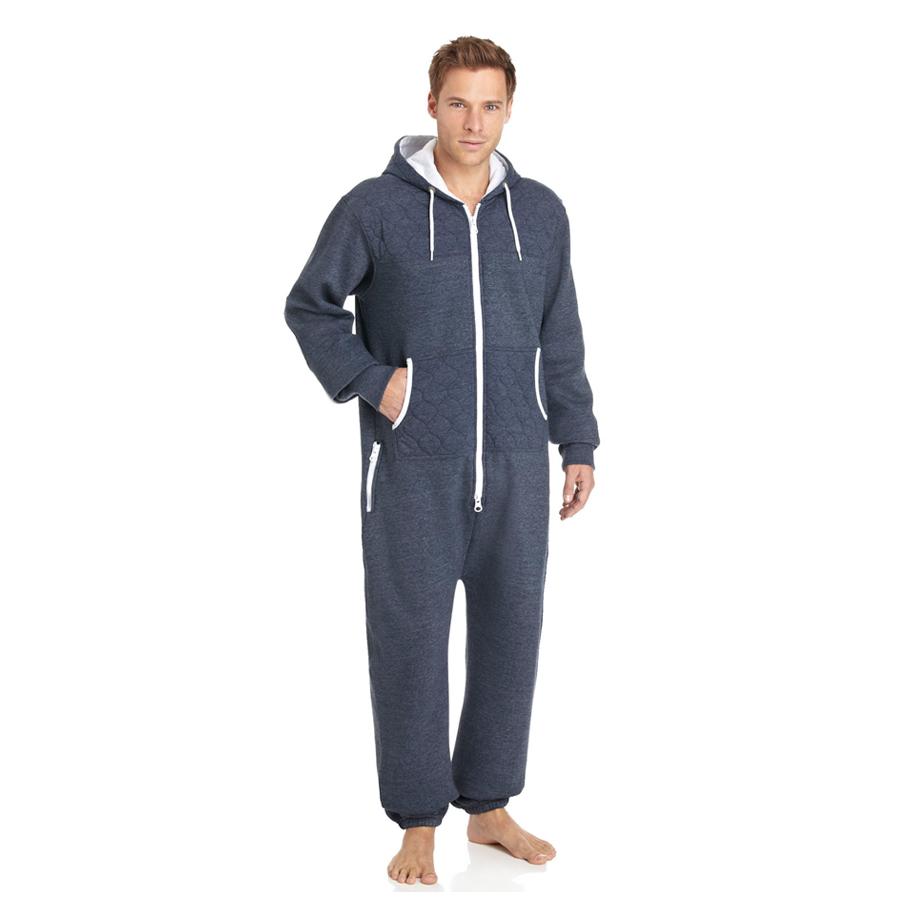 Quilted Onesie – Solid Navy Burly Man Bucket List Knitwear ...