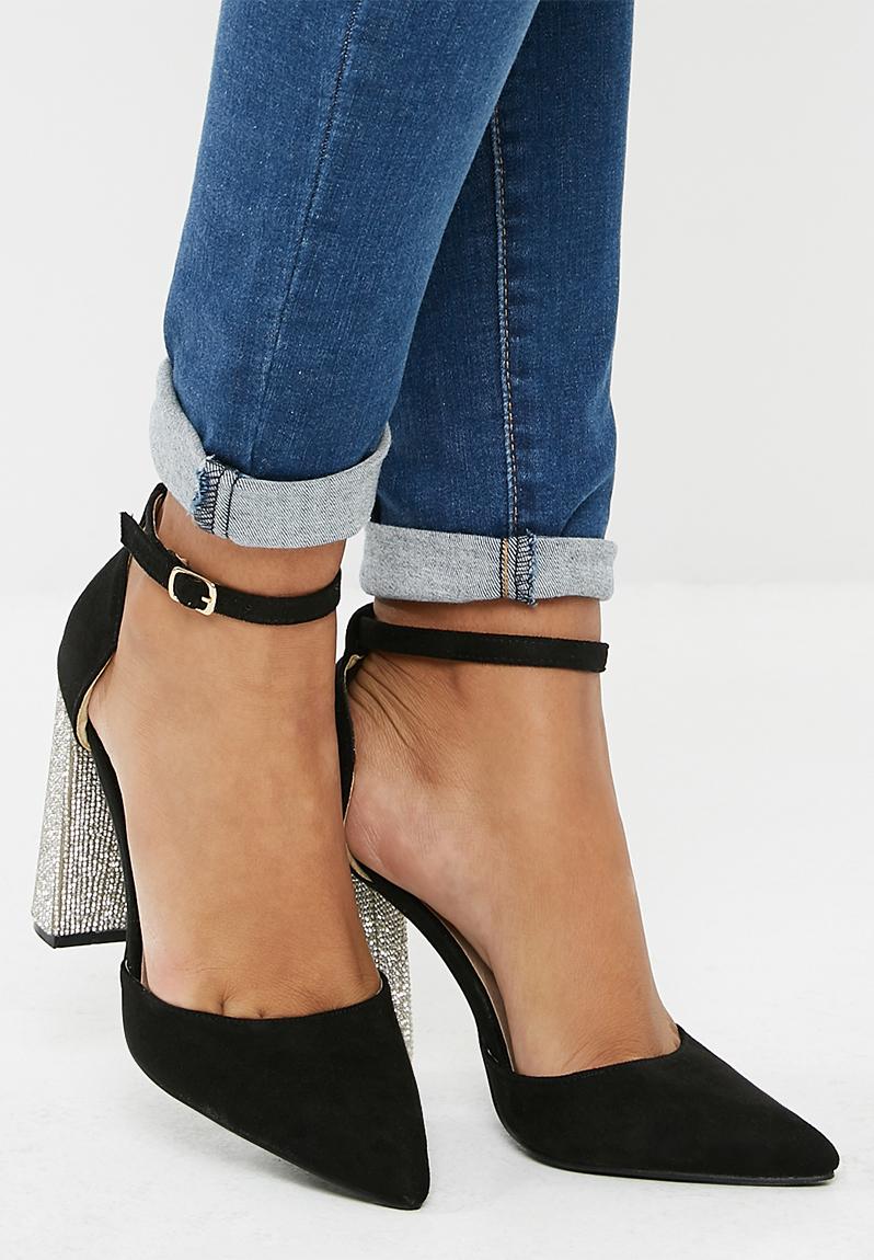 pointed shoes block heel