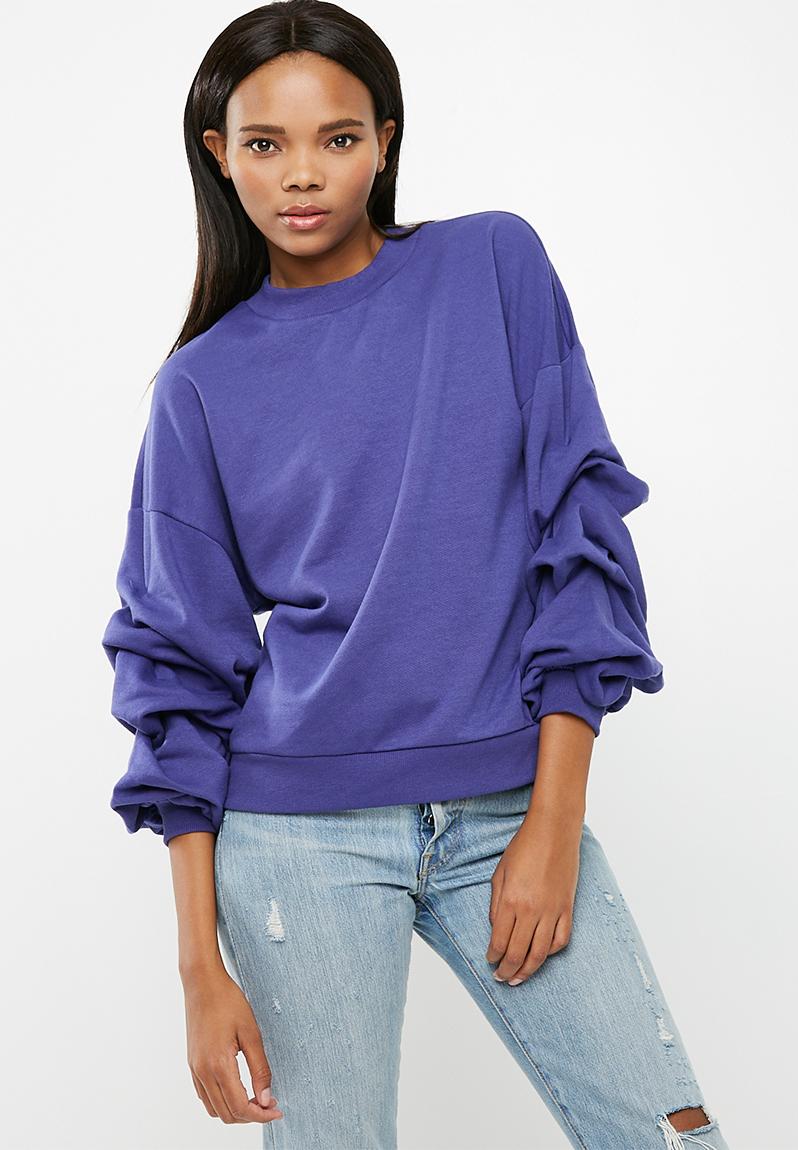 Land puff sleeve top - royal blue Vero Moda Knitwear | Superbalist.com