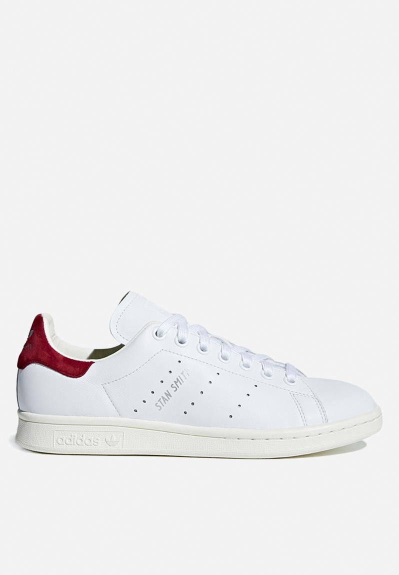 Stan Smith W - ftwr white/ftwr white/collegiate burgundy adidas ...