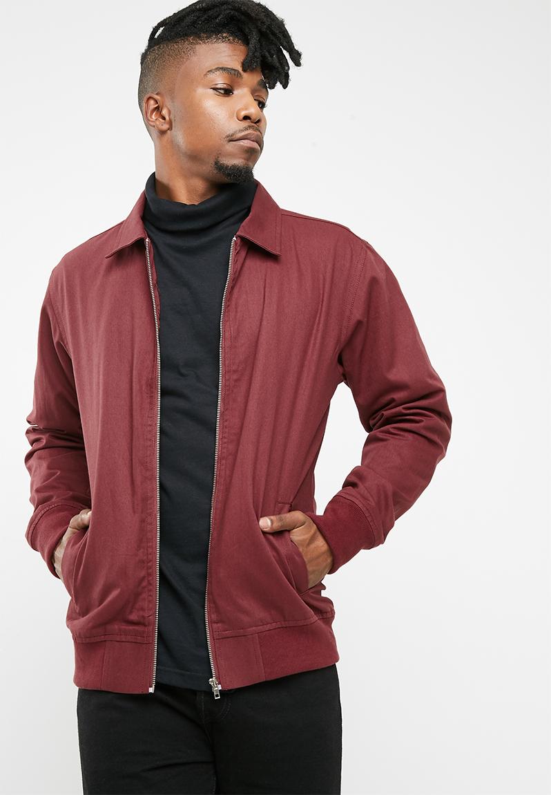 Harrington jacket - burgundy basicthread Jackets | Superbalist.com