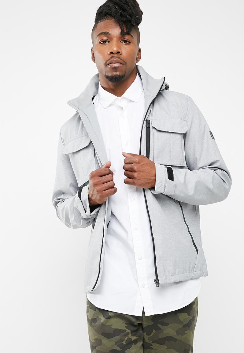 Weel hooded jacket - grey Jack & Jones Jackets | Superbalist.com