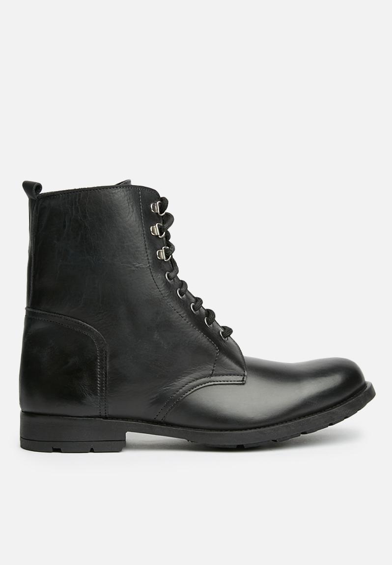 Mason lace up eyelet boot - black Houston basicthread Boots ...