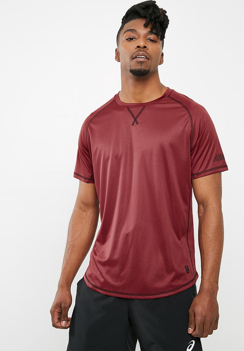 burgundy t shirt mens uk