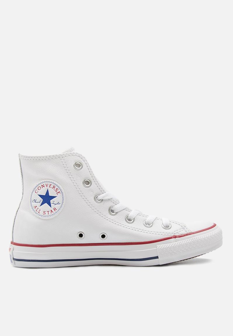 Converse CTAS HI Leather - White Converse Sneakers | Superbalist.com