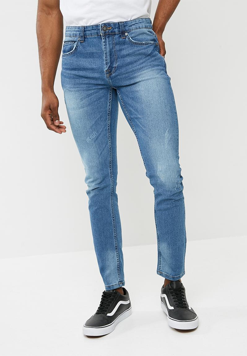 Warp skinny fit jeans - blue Only & Sons Jeans | Superbalist.com