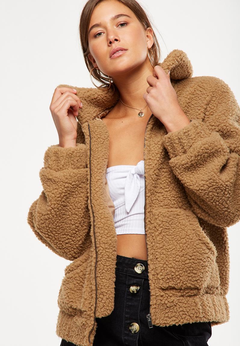 Teddy bomber - cinnamon Cotton On Jackets | Superbalist.com