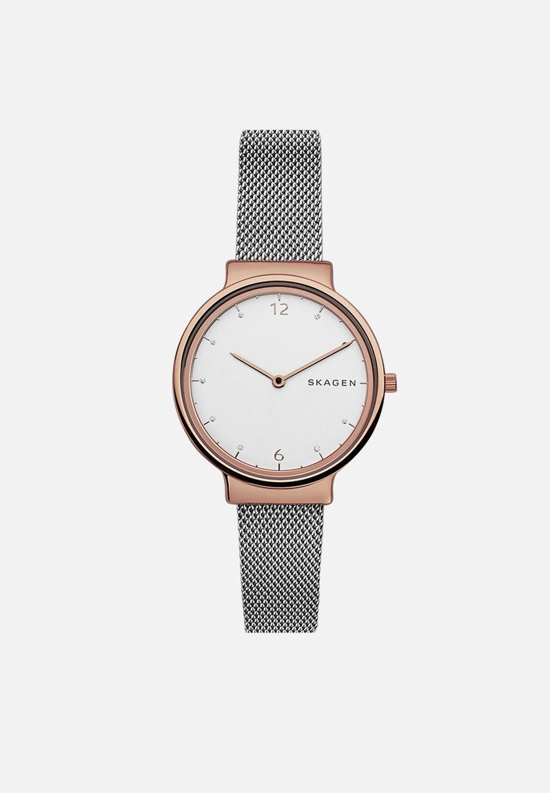 Ancher Stainless Steel - silver & rose gold Skagen Watches ...