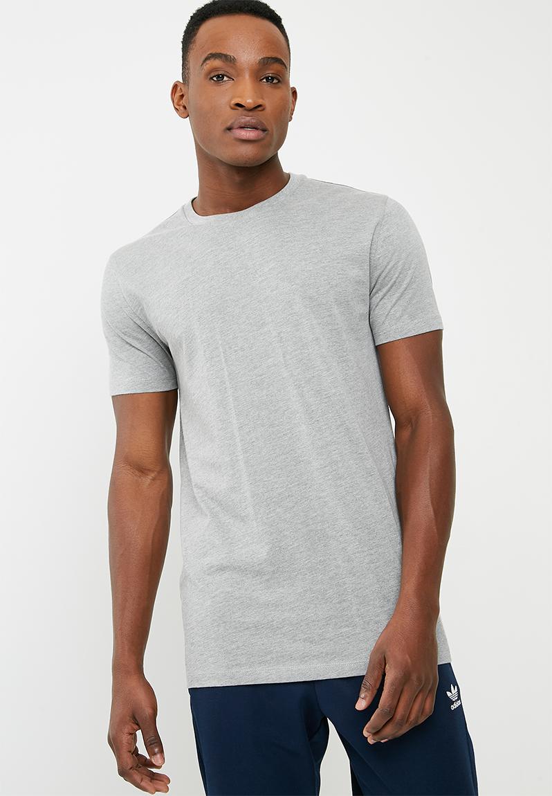 Crew Neck Tee - Grey Melange Superbalist T-Shirts & Vests | Superbalist.com