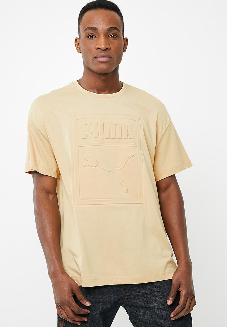 Archive embossed print tee - pebble PUMA T-Shirts | Superbalist.com