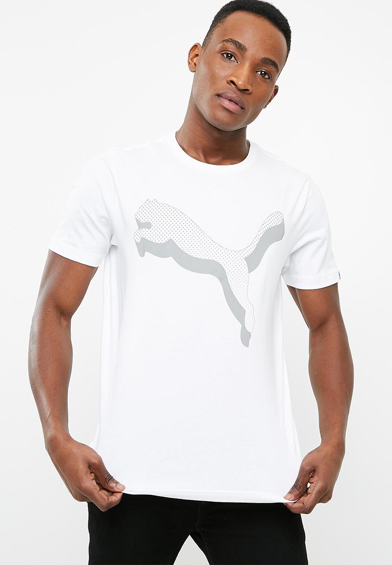 white puma tshirt