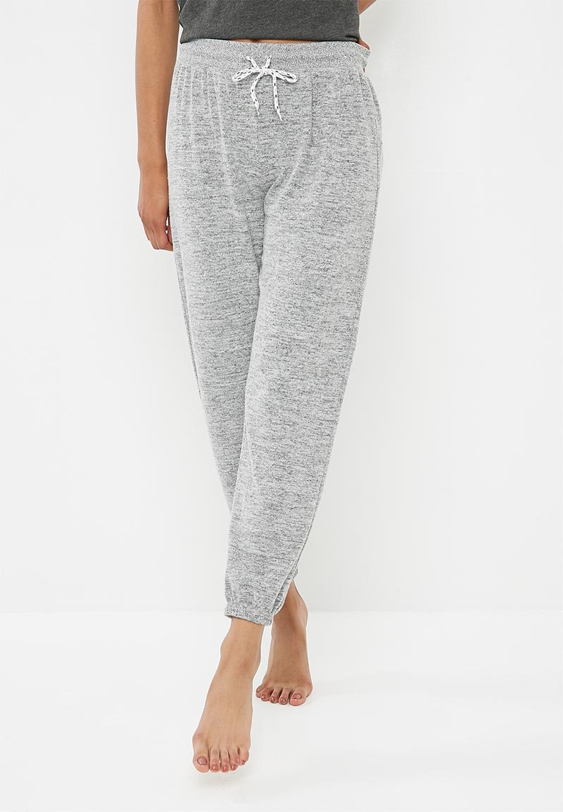 fluffy track pants