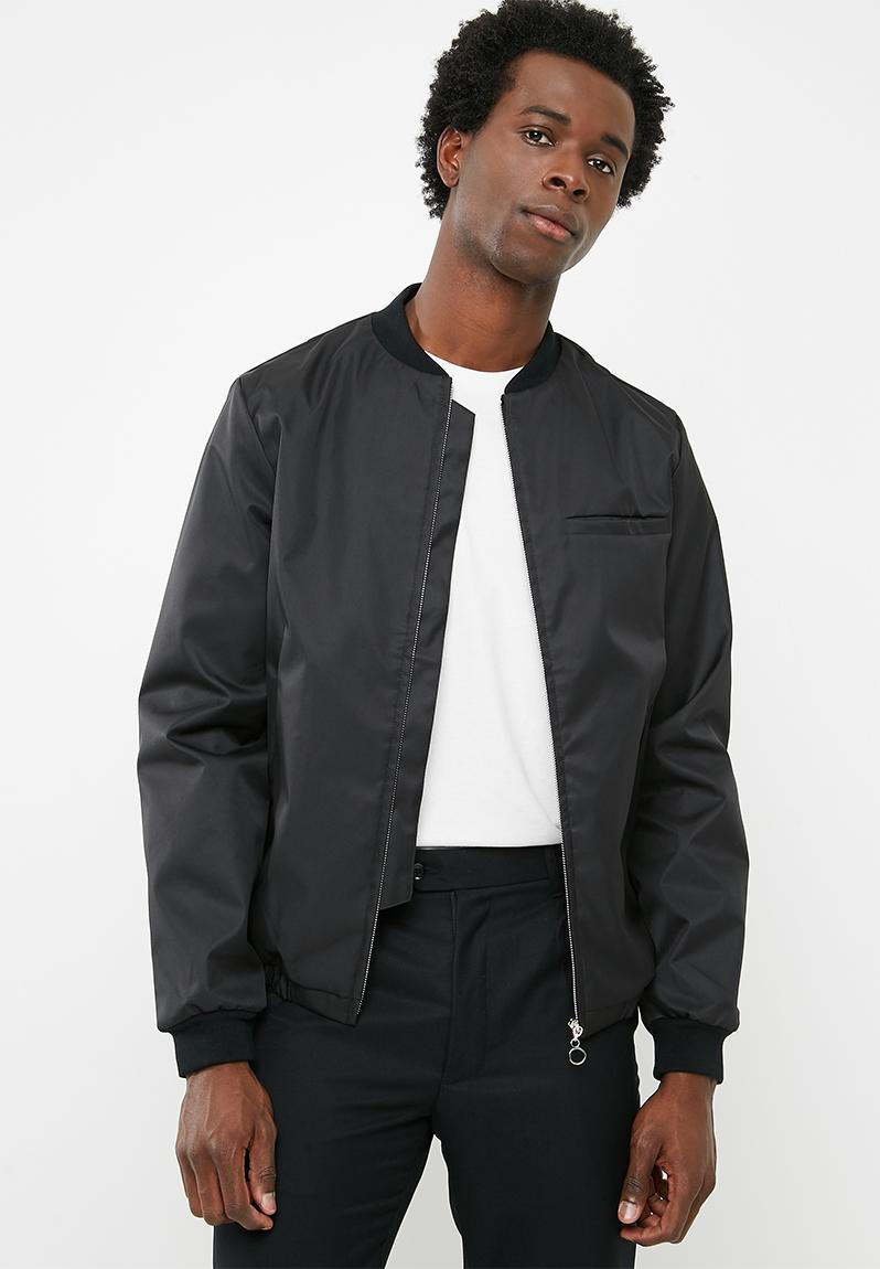 Bomber jacket- black 1 Bellfield Jackets | Superbalist.com