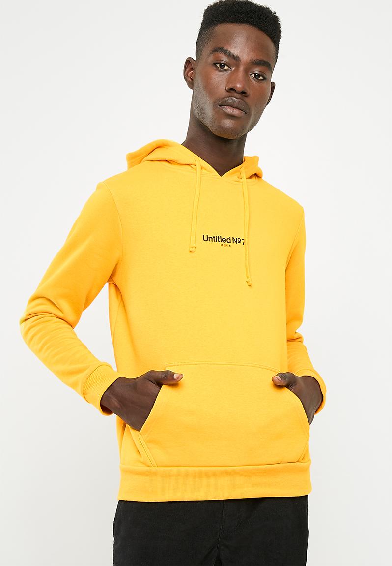 Fleece pullover untitled no.7 - safety yellow Cotton On Hoodies ...