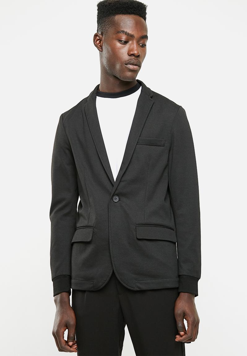 onsStripe casual blazer - black Only & Sons Jackets & Blazers ...