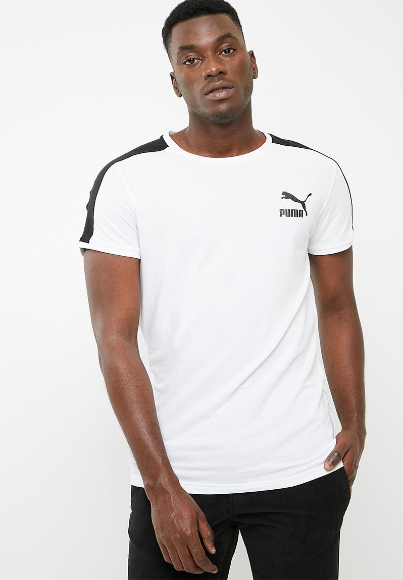 Classic T7 tee slim Puma - white PUMA T-Shirts | Superbalist.com