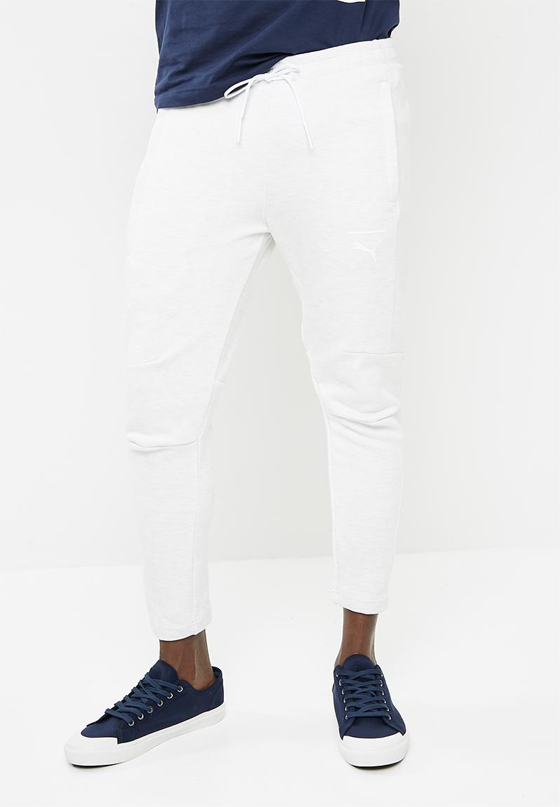 puma sweatpants with white stripe