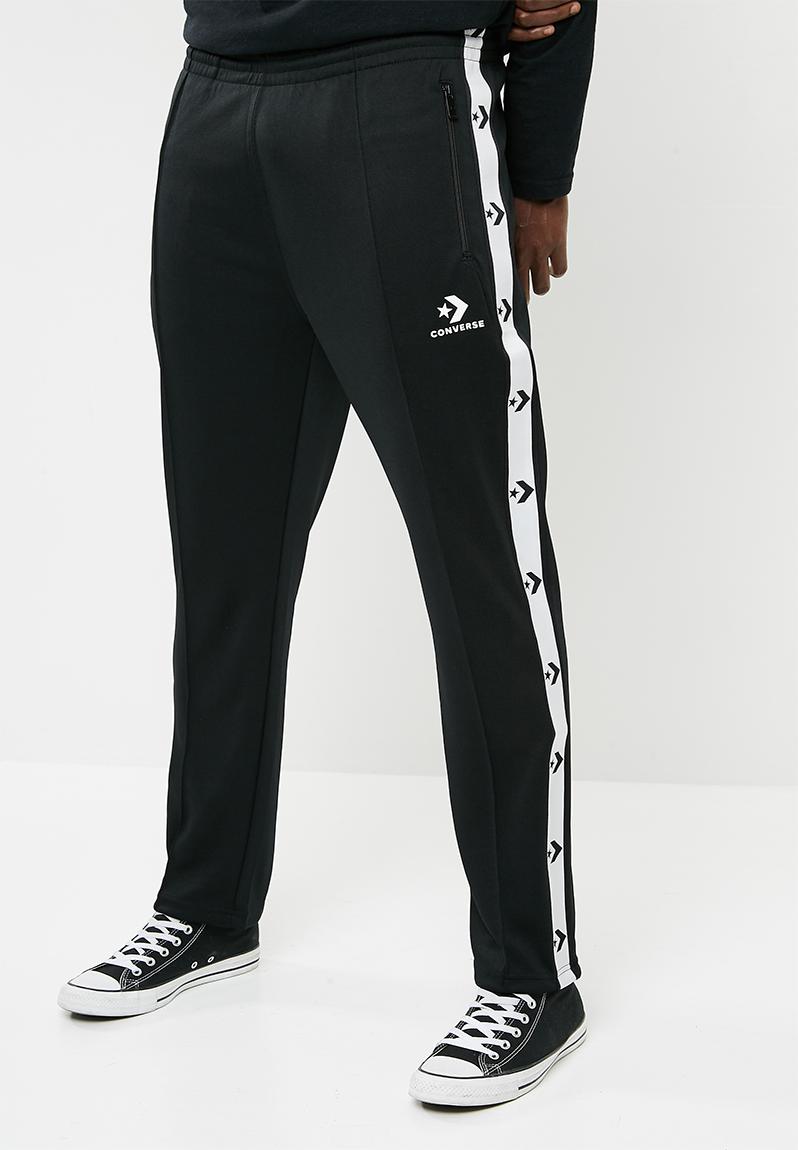 converse with track pants