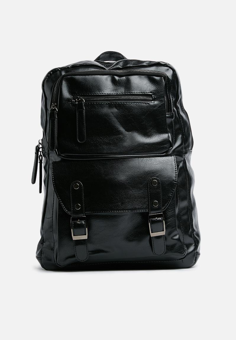 Zain PU backpack - black basicthread Bags & Wallets | Superbalist.com