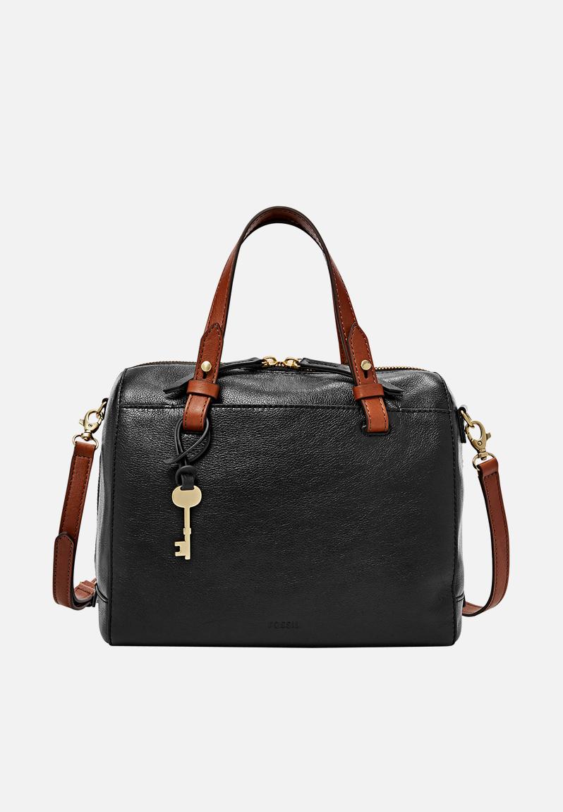 fossil rachel leather satchel