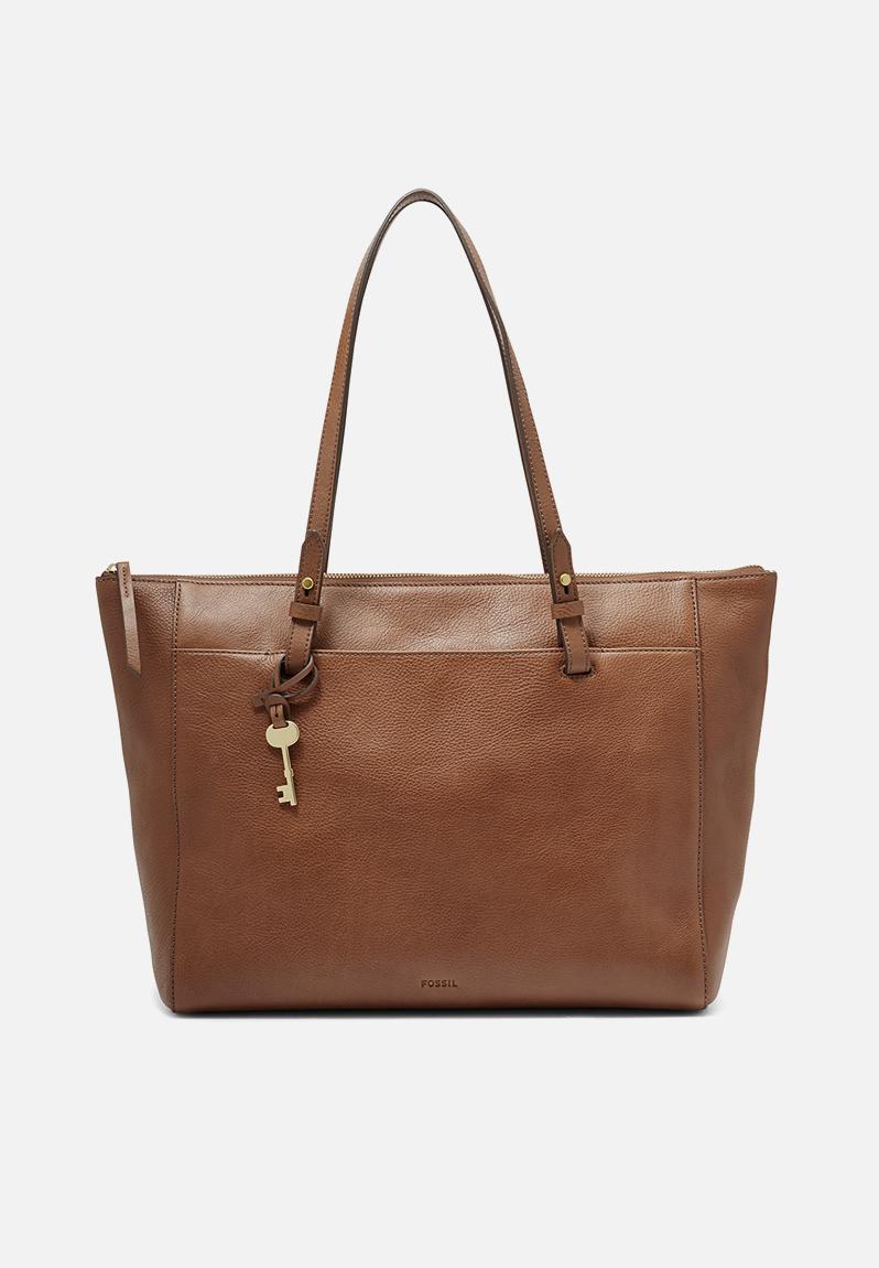 Rachel leather tote bag - brown Fossil Bags & Purses | Superbalist.com