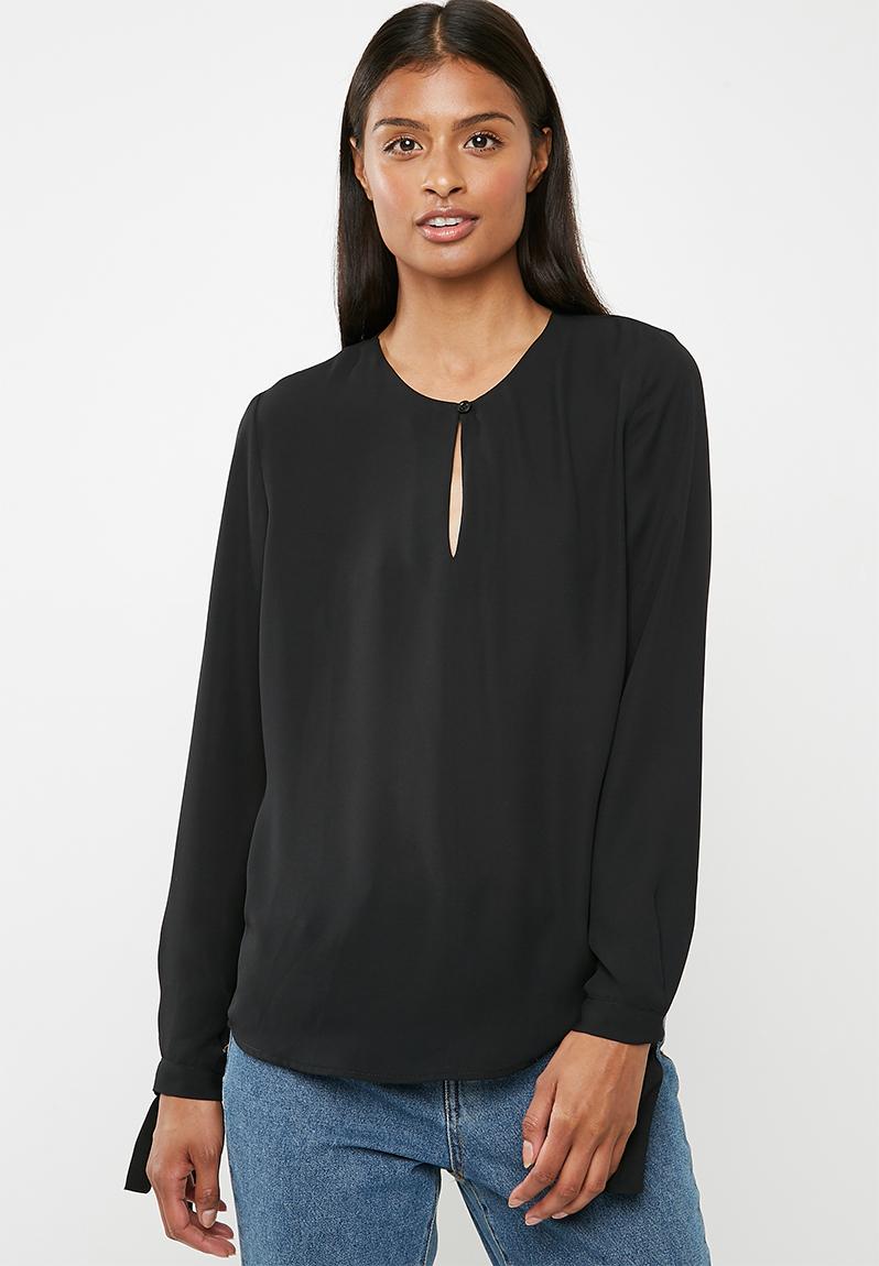Basic shell blouse - black Superbalist Blouses | Superbalist.com