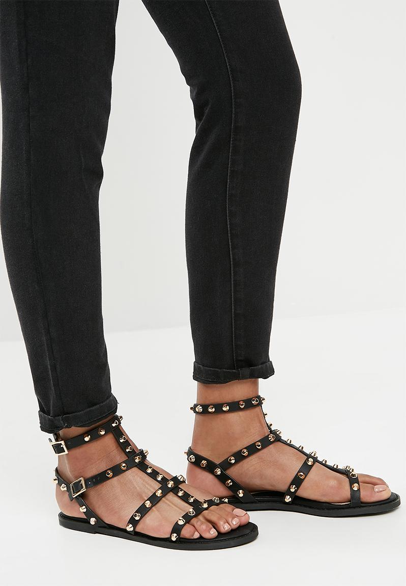 missguided gladiator studded sandals