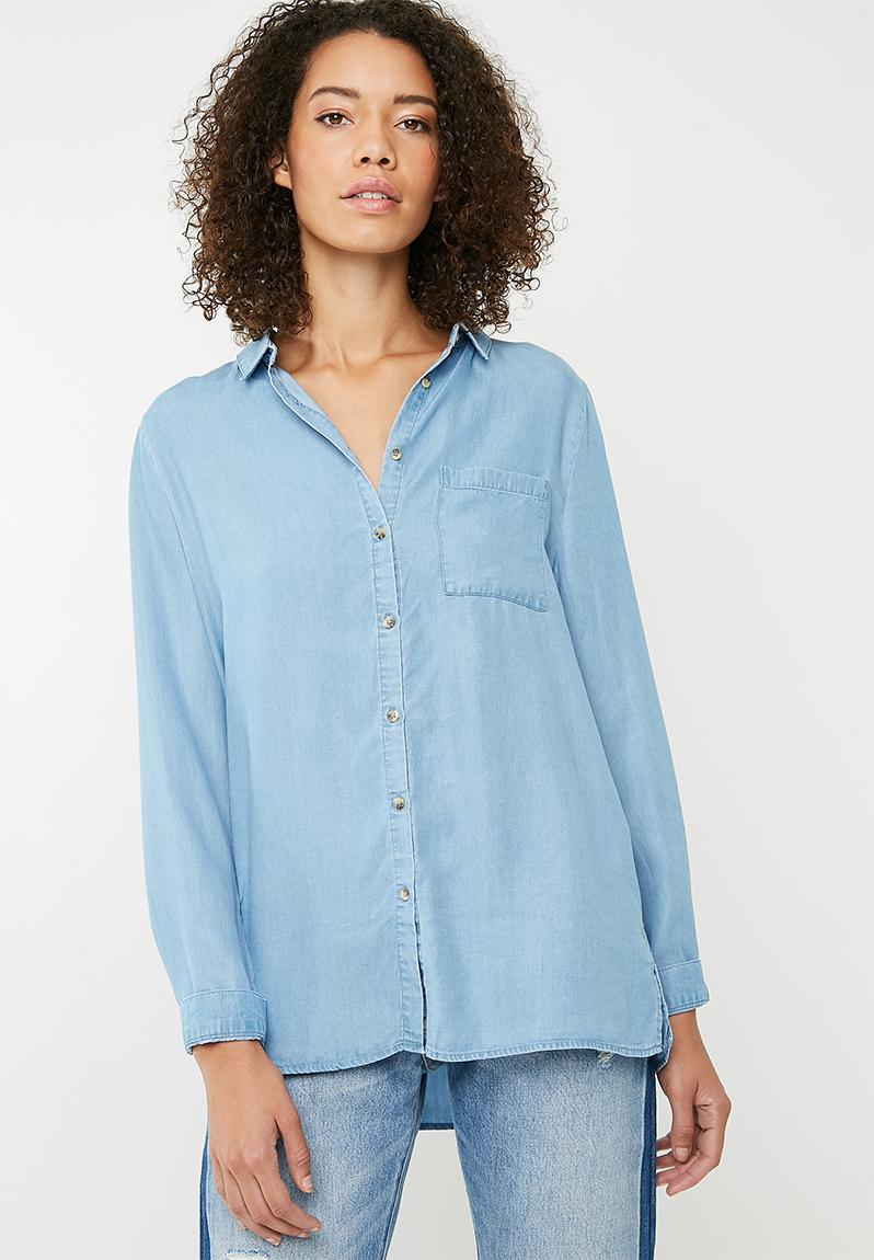 Rebecca shirt - mid blue Cotton On Shirts | Superbalist.com