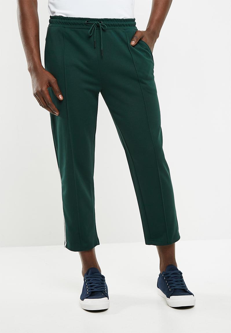 open leg track pants