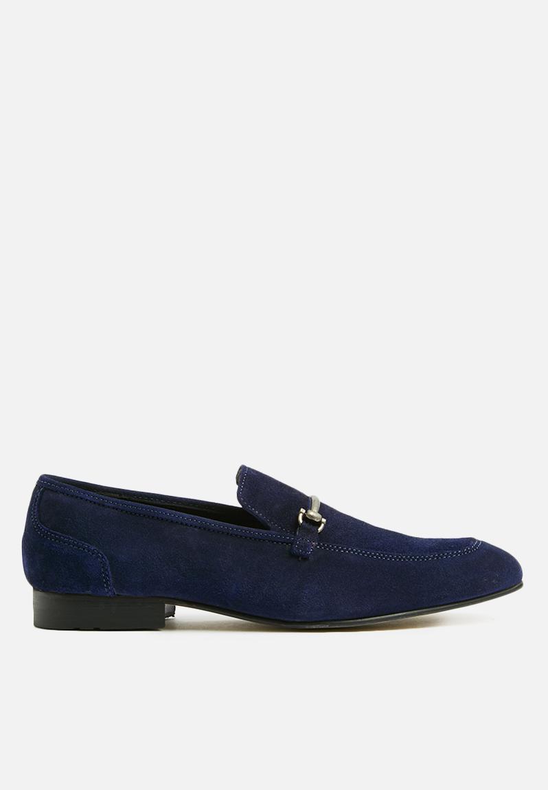 Horsebit suede loafer - navy Superbalist Slip-ons and Loafers ...