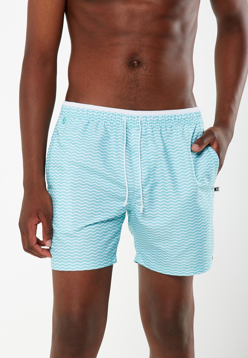 Swim short - aqua green/warped Cotton On Swimwear | Superbalist.com