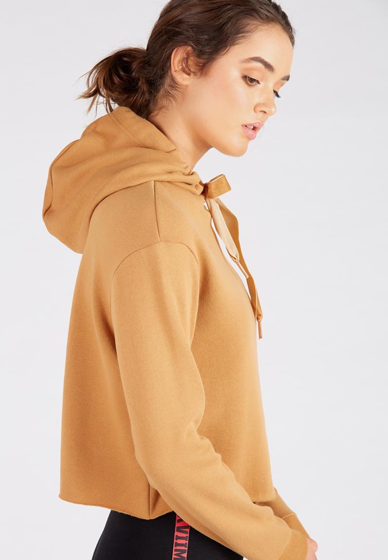 side cut hoodie