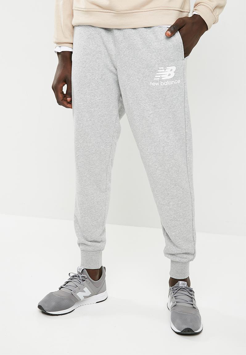Essentials sweatpants- athletic grey New Balance Sweatpants & Shorts ...
