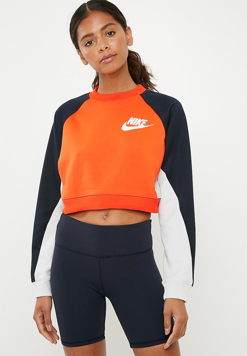 mens orange nike sweatsuit