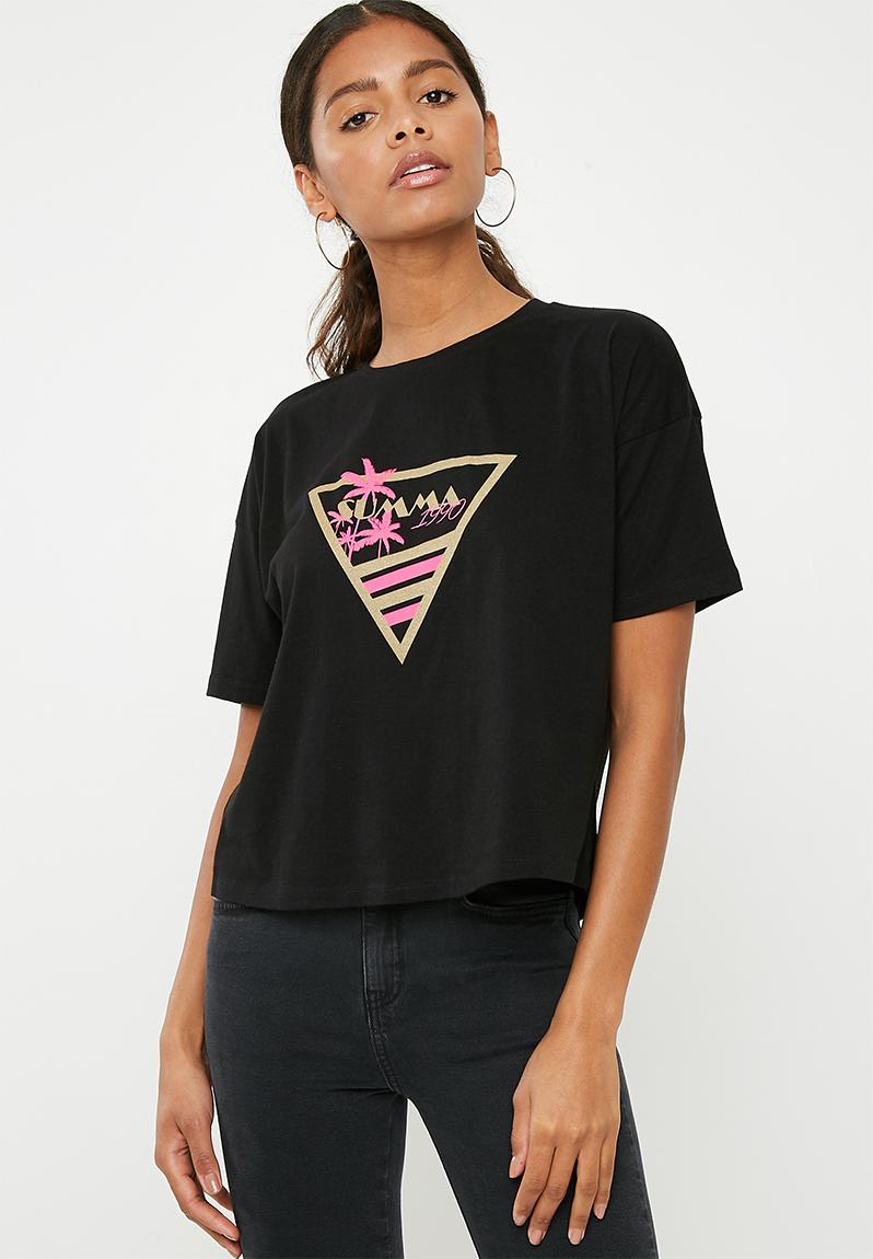 Summa 1990 graphic tee - black Superbalist T-Shirts, Vests & Camis ...