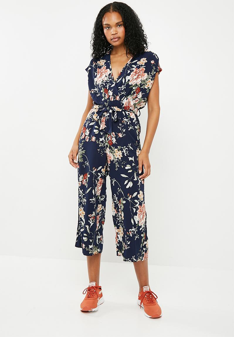 Terra short sleeve woven jumpsuit - night sky ONLY Jumpsuits ...