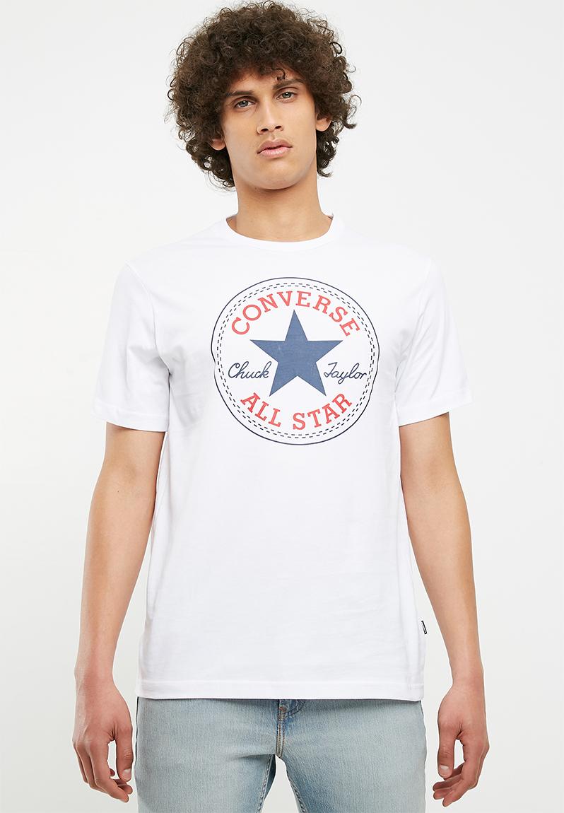 Converse chuck patch tee - white Converse T-Shirts & Vests | Superbalist.com