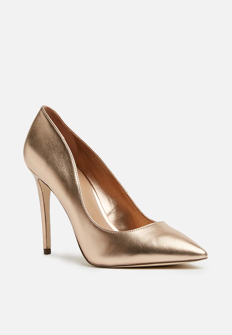 call it spring rose gold heels