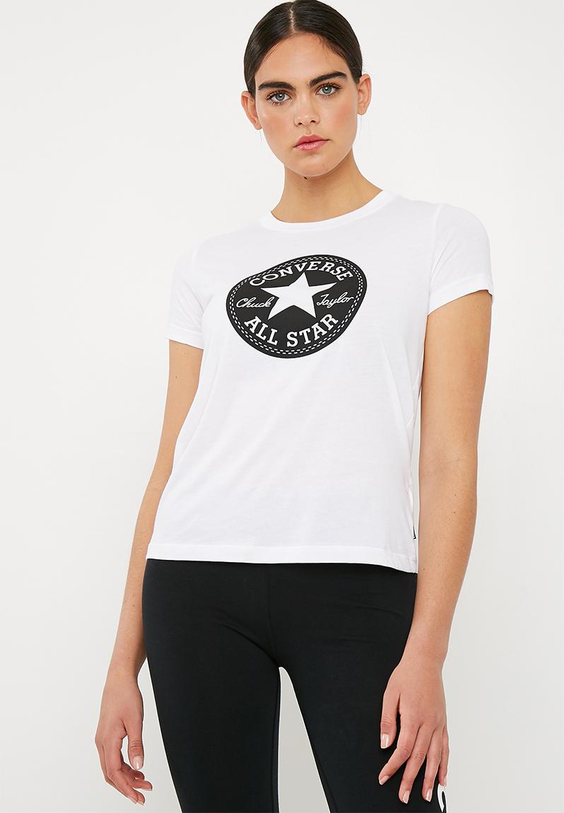 Chuck patch crew tee - white Converse T-Shirts | Superbalist.com