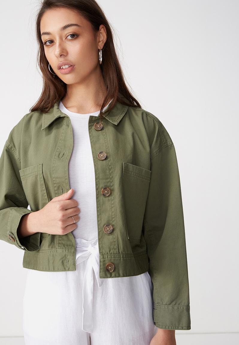 Eloise Eisenhower Jacket/Soft Khaki Cotton On Jackets | Superbalist.com