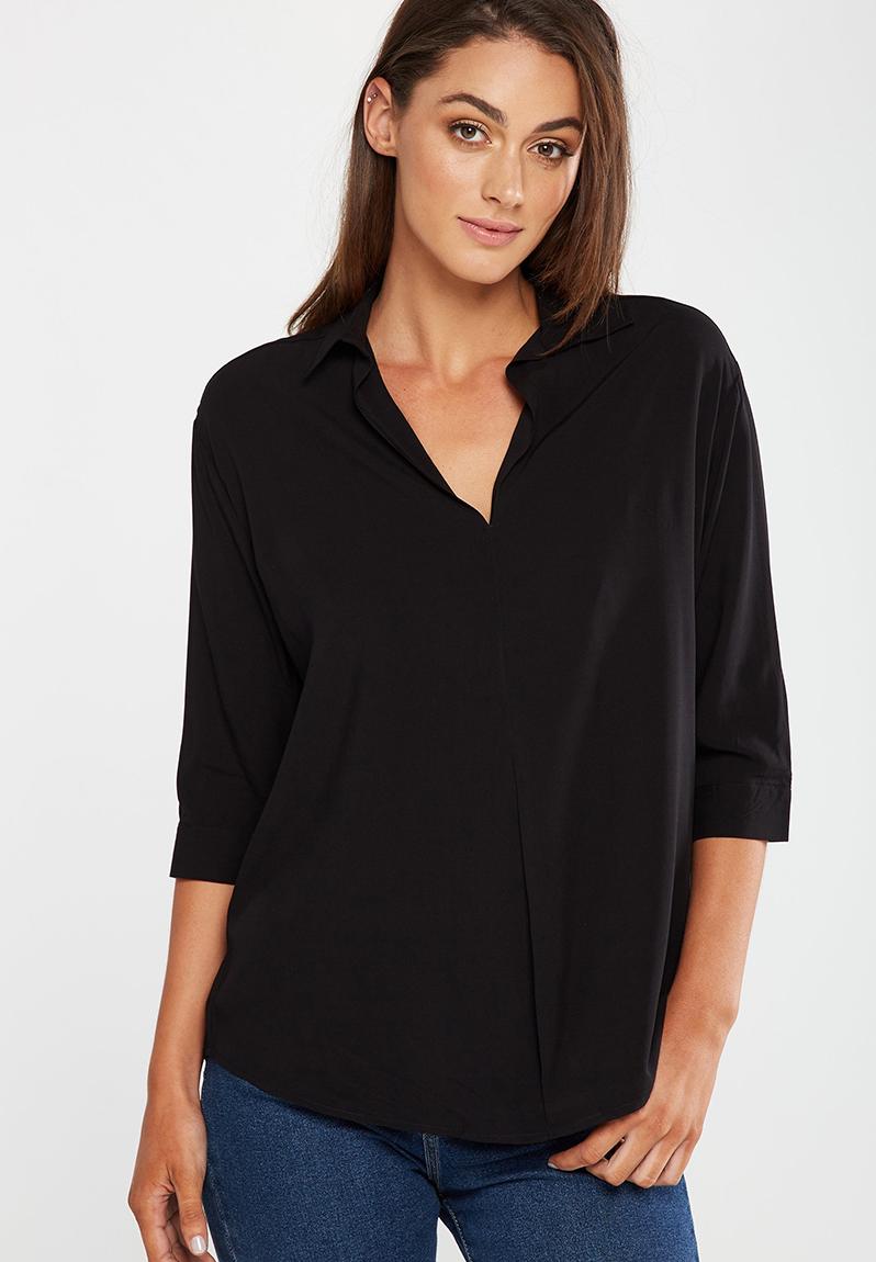 Bex popover shirt - black Cotton On Shirts | Superbalist.com